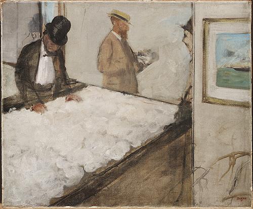 Edgar Degas Cotton Merchants in New Orleans oil painting image